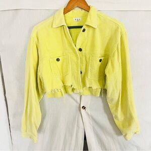 POL Corduroy Cutoff Jacket